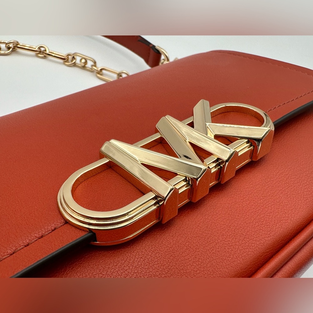 Michael Kors Medium Leather Shoulder Bag - Picture 10 of 12